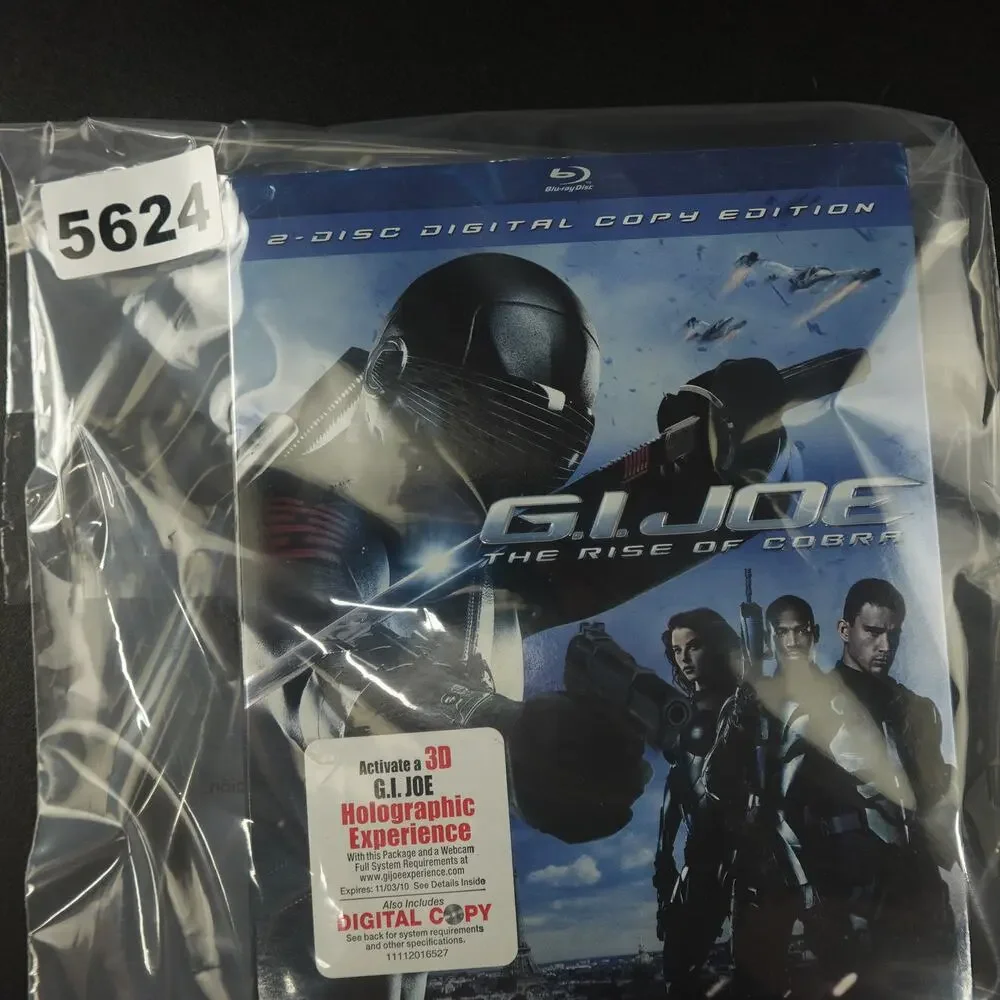 G.I. Joe: The Rise‎ of Cobra (Blu-ray/Digital, 2009) with Slipcover